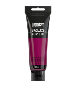 Farba akrylowa Liquitex Basics Color 118ml Tubka 114 Quinacridone Magenta
